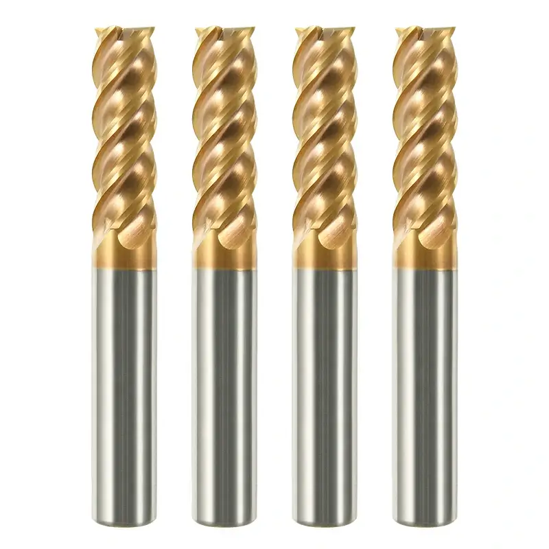 4 Flute Square End Mills