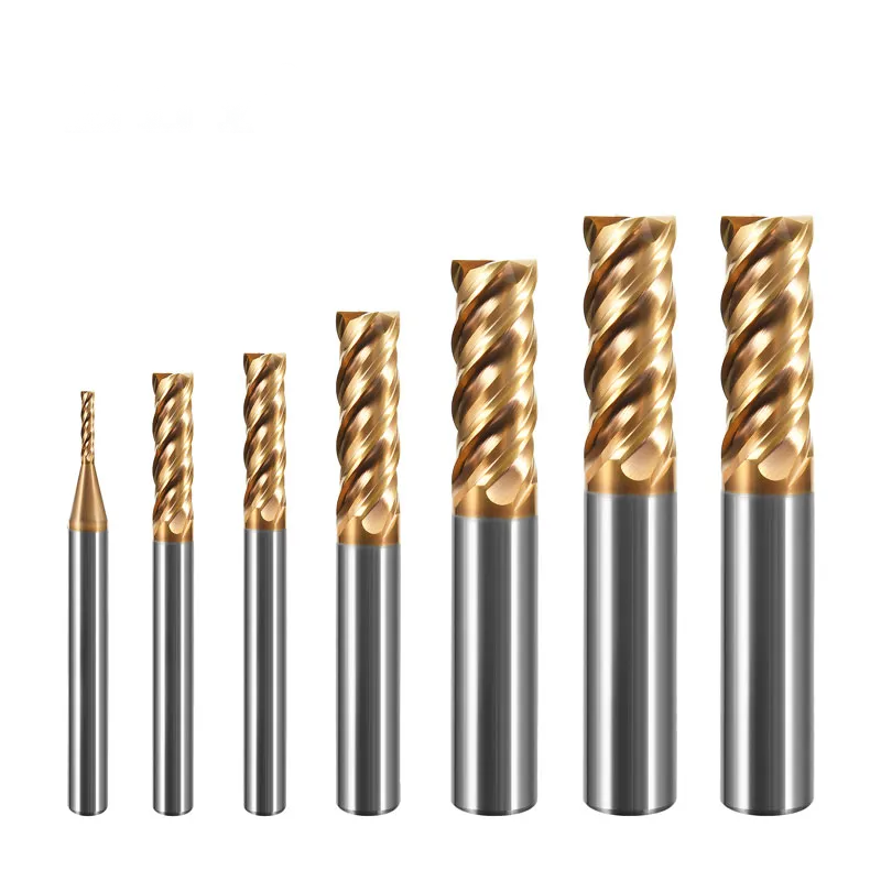 4 Flute Carbide End Mills