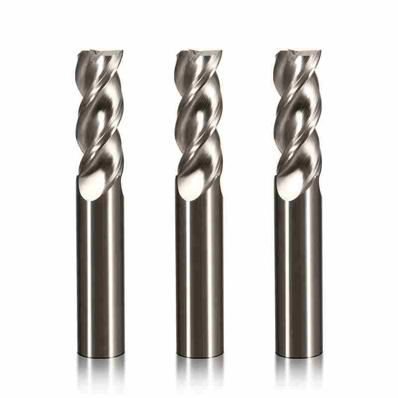 3 flute end mill for aluminum