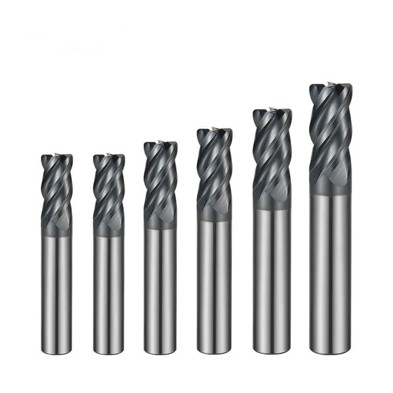 4 Flutes End Mills