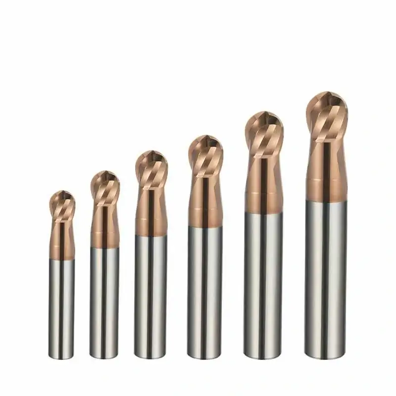 4 Flutes Carbide Ball Nose End