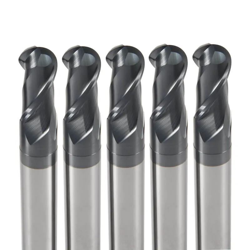 Hrc45 2 Flutes Ball Nose End M