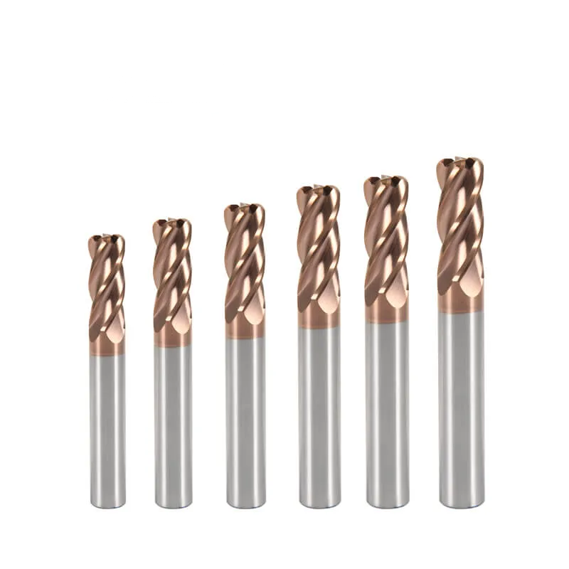 hrc55 solid carbide 4 Flute in