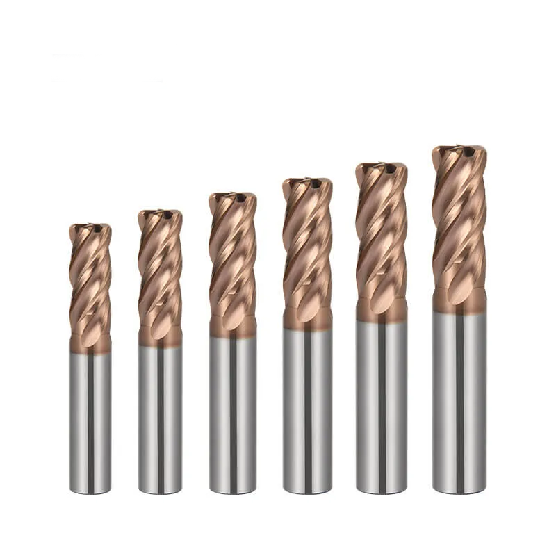 Hrc 60 4 Flutes Tungsten Carbi