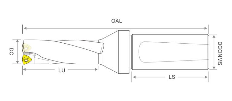 WC4D Indexable Insert Drills