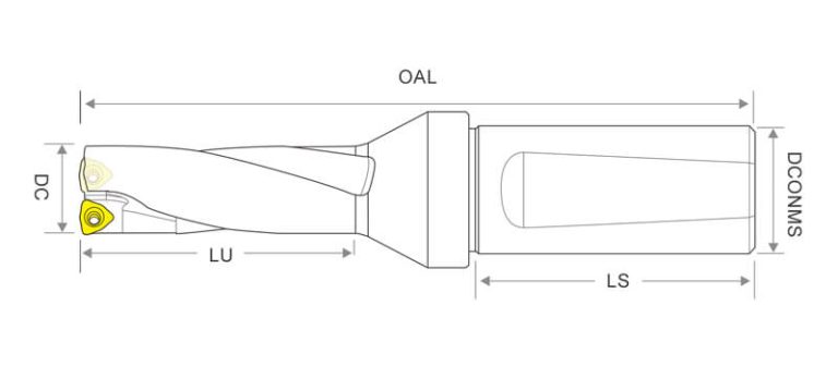 WC5D Indexable Insert Drills