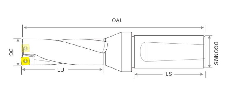 SP5D C20 Indexable Insert Drills