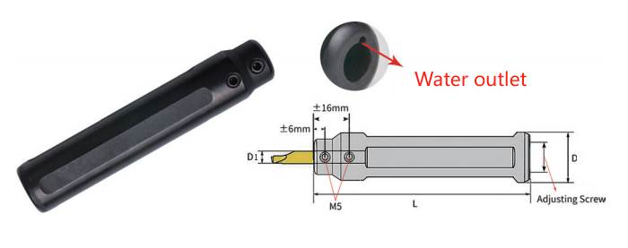 Small Tungsten steel boring tool holder
