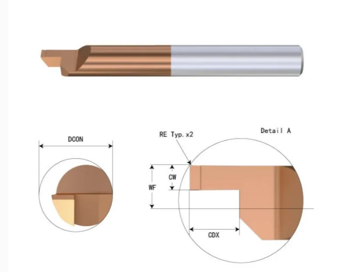 MFL Face Grooving Bars With Ch