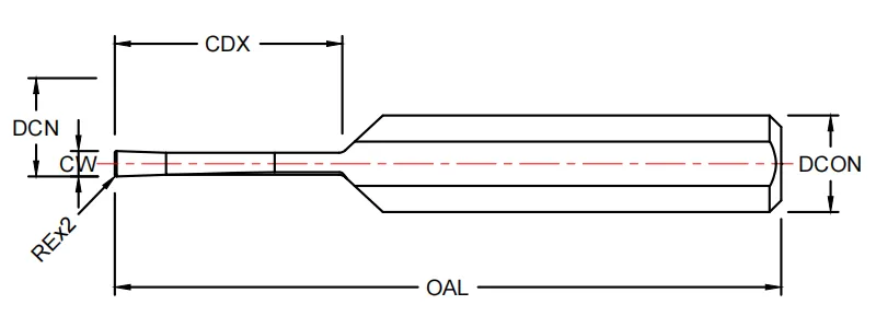 Internal axial groove turning bar super deep